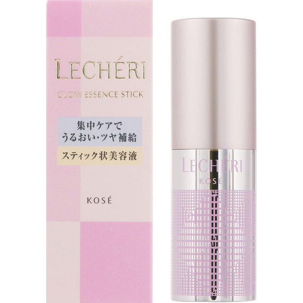 Kose Lecheri Glow Essence Stick Portable Moisturizing Serum Stick 9.5g, Japanese Taste