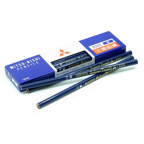 Mitsubishi Colored Pencils Prussian Blue Color 12 Pieces, Japanese Taste