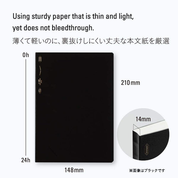 Nitto Stalogy A5 Editor's Series 365 Days Notebook (Grid Paper Notebook), Japanese Taste