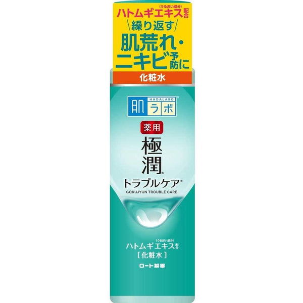 Rohto Hada Labo Gokujyun Adlay Trouble Care Skin Conditioning Lotion 170ml, Japanese Taste