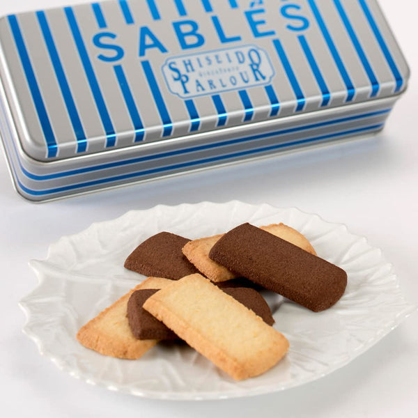 Shiseido Parlour Sablés Japanese French-Inspired Cookies in 2 Flavors 22 pcs., Japanese Taste