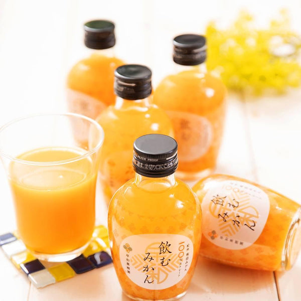 100% Natural Arita Mikan Mandarin Orange Juice Freshly Squeezed 180ml