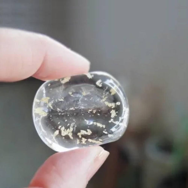 Aderia Handmade Glass & Platinum Foil Chopsticks Rest