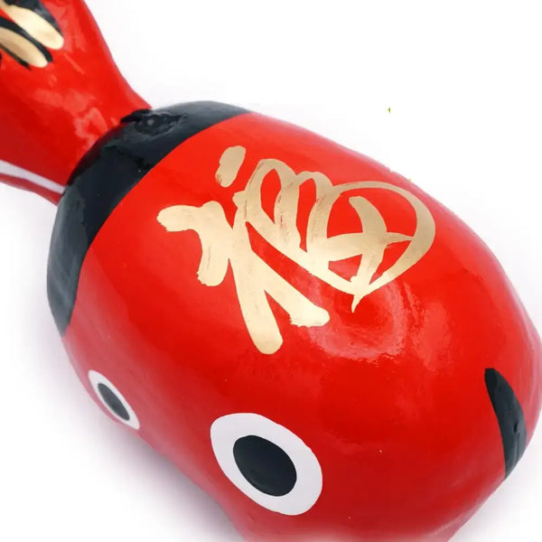 Akabeko Red Lucky Cow Figurine Handcrafted Japanese Home Decor Small