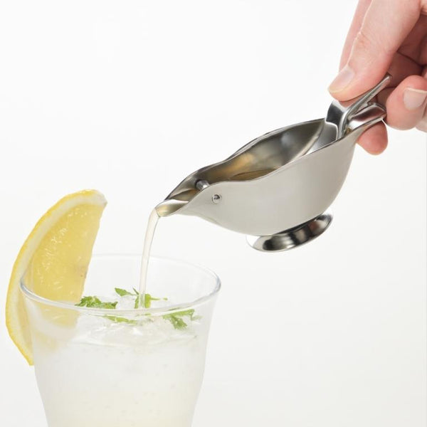 Bird-Shaped Lemon Juicer Stainless Steel Citrus Squeezer & Pourer