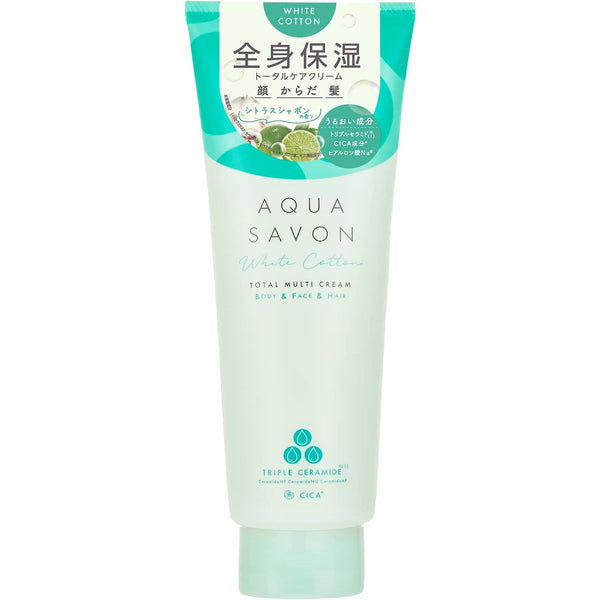 Aqua Savon Total Multi Cream Cica Body Face & Hair Cream 22a 8.1oz