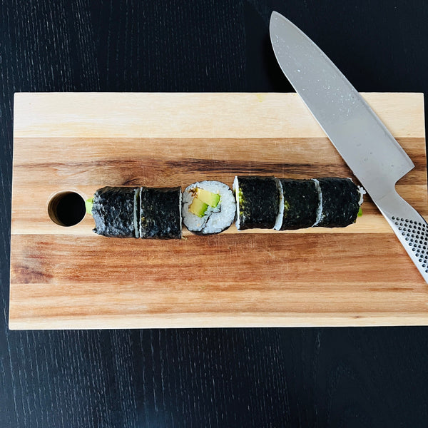 cut avocado roll