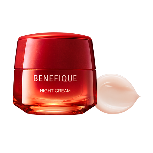美容液 BENEFIQUE LUXE EBBLOOM NIGHT CREAM Benefique Night Cream Anti-Wrinkle Moisturizer For Bouncy Skin 40g