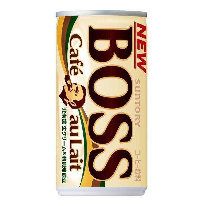 新品 オリバーガル Cafe au lait france Boss Café Au Lait Coffee With Milk Canned Coffee 185g (Box of 30 Cans)