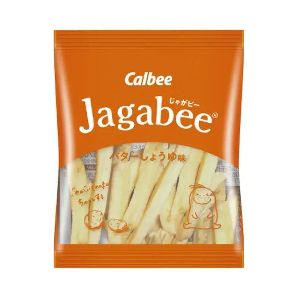 Calbee Jagabee Potato Sticks Snack Butter Soy Sauce 2.6oz