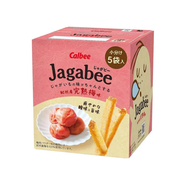 Calbee Jagabee Potato Sticks Snack Lightly Salted (Pack of 5 Boxes)