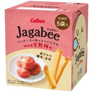 Calbee Jagabee Potato Sticks Sour Kishu Ume Plum Flavor 2.6oz