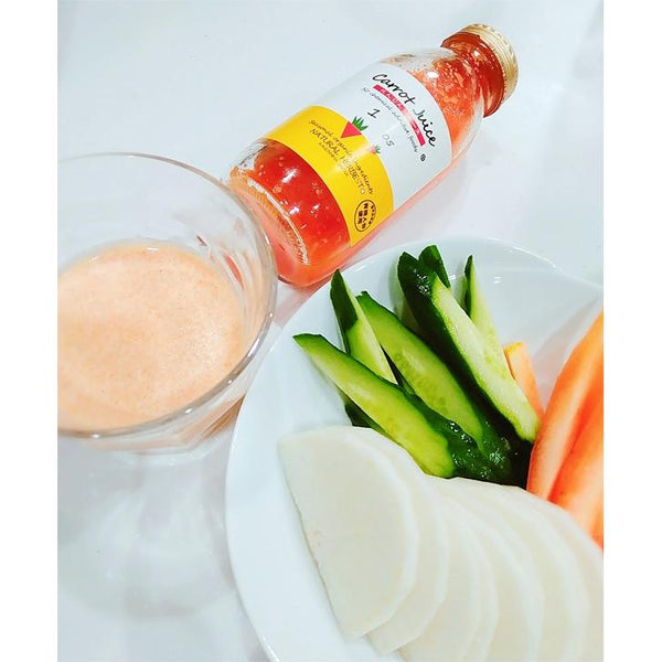 Chikyubatake Carrot Juice From Organic Carrots Multipurpose Juice 200ml
