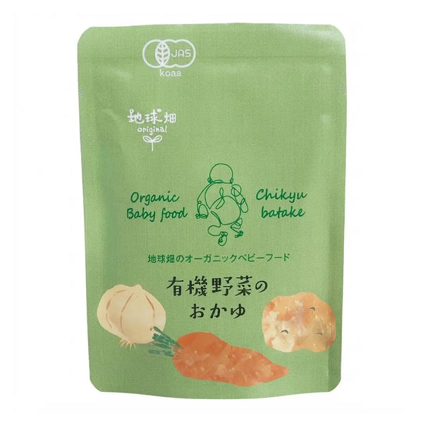 Chikyubatake Organic Vegetable Rice Porridge Baby Food 7m+ 2.8oz