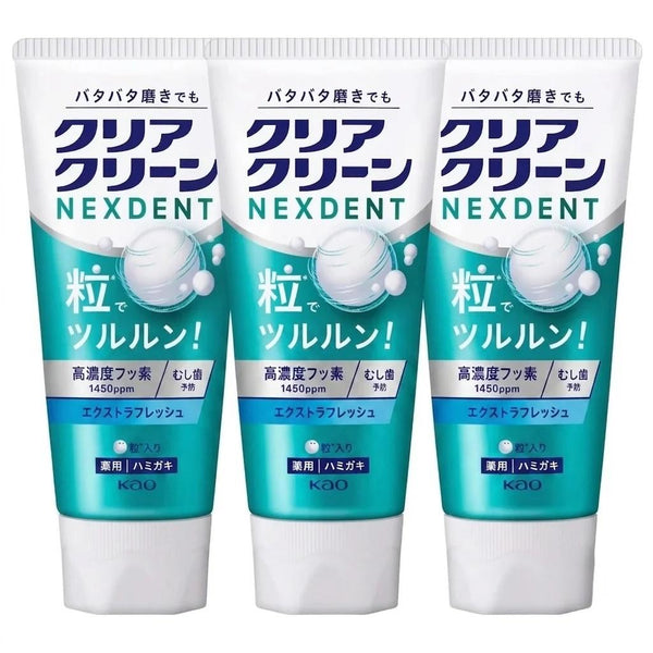 Clear Clean Nexdent Toothpaste Extra Fresh 120g x 3 Tubes