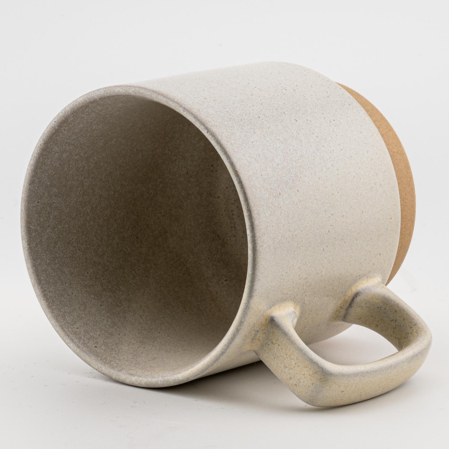 Cocochi Stackable Ceramic Coffee Cup Space-Saving Matte Finish 320ml