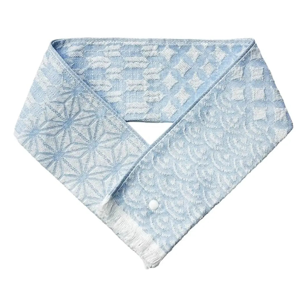 Cooling Neck Scarf Cool Muffler with Ice Pack Pocket Blue 3.1 x 25.5"