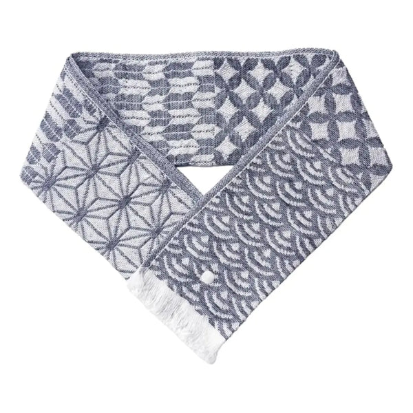 Cooling Neck Scarf Cool Muffler with Ice Pack Pocket Navy Blue 3.5 x 25.5"