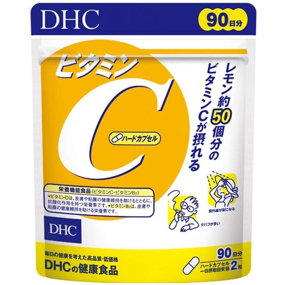 DHC Vitamin C Supplement 180 Capsules (for 90 Days) – Japanese Taste