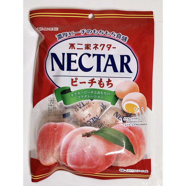 Fujiya Nectar Peach Mochi Candy Filled With Real Juice 100g (Pack of 3)