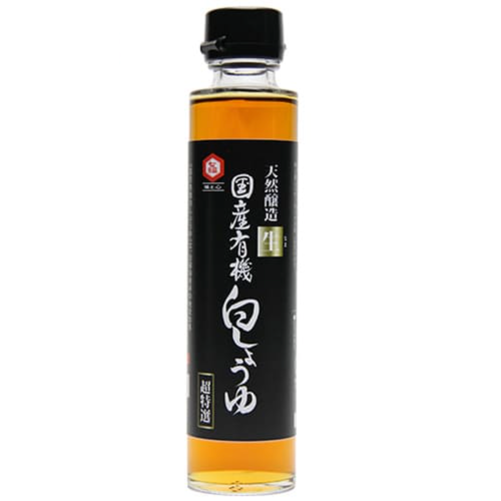 Hichifuku Premium Organic Shiro Shoyu Aged White Soy Sauce 180ml, Japanese Taste