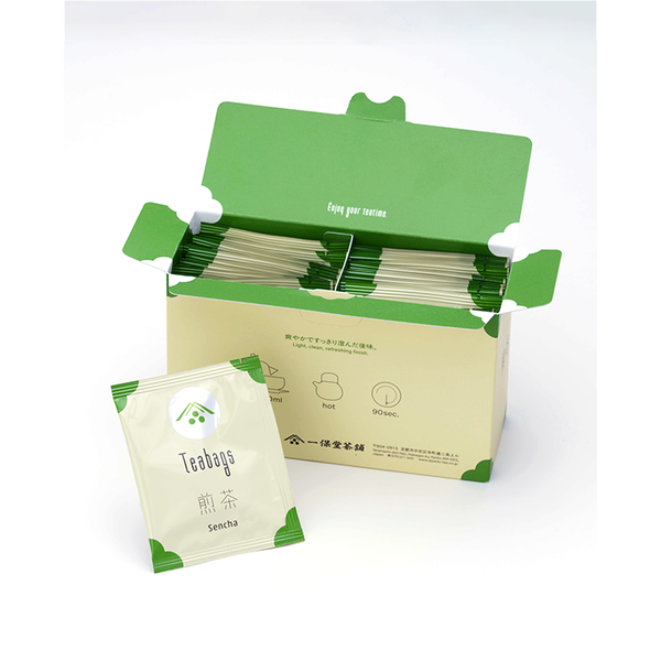 Ippodo Kyoto Sencha Green Tea Balanced Taste Tea Bags 22 ct.