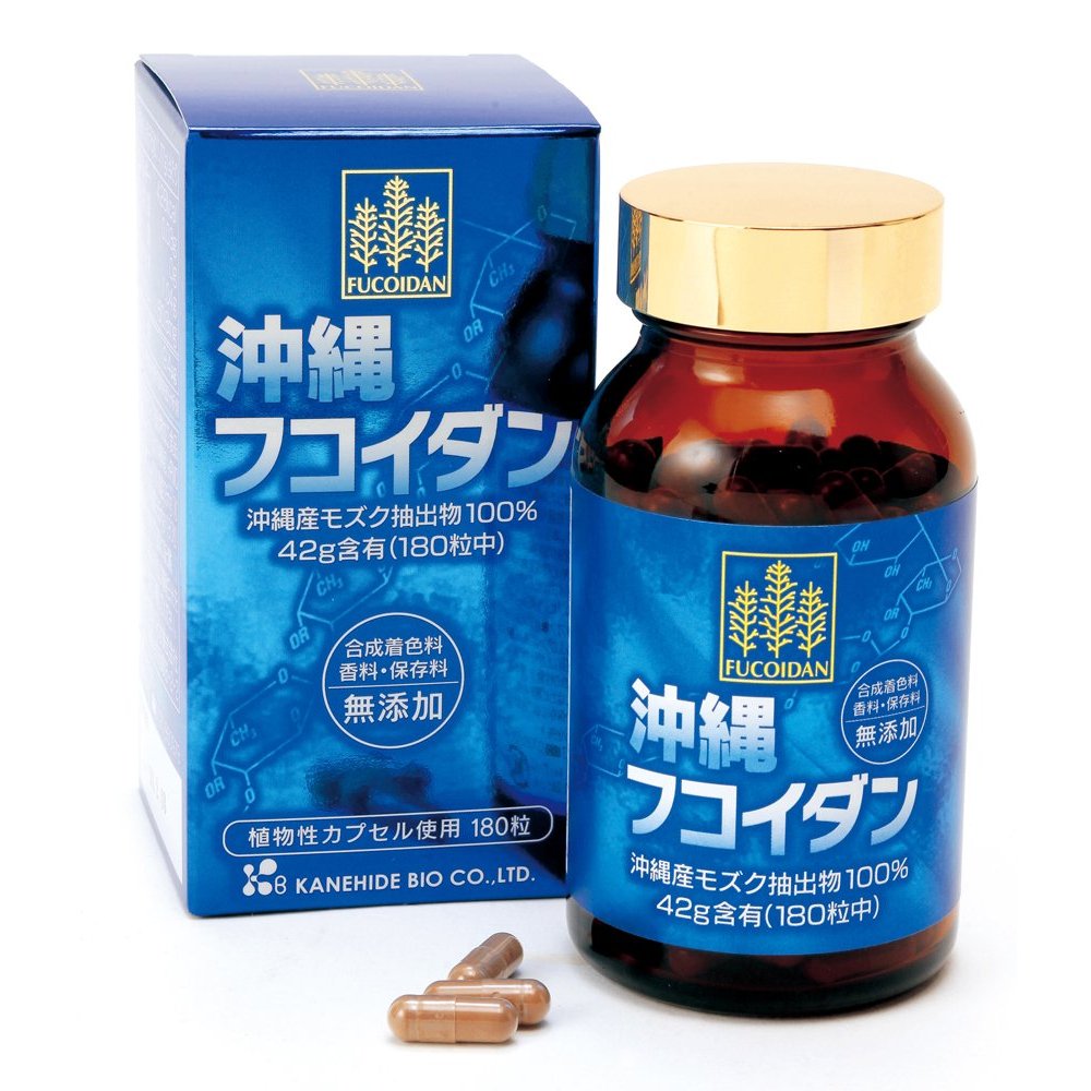 Kanehide Bio Okinawa Fucoidan Supplement 180 Capsules – Japanese Taste