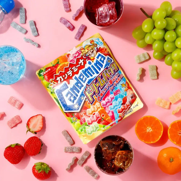 Kanro Candemina Dream Gummies 6 Beverage Flavors Gummy Candy 152g