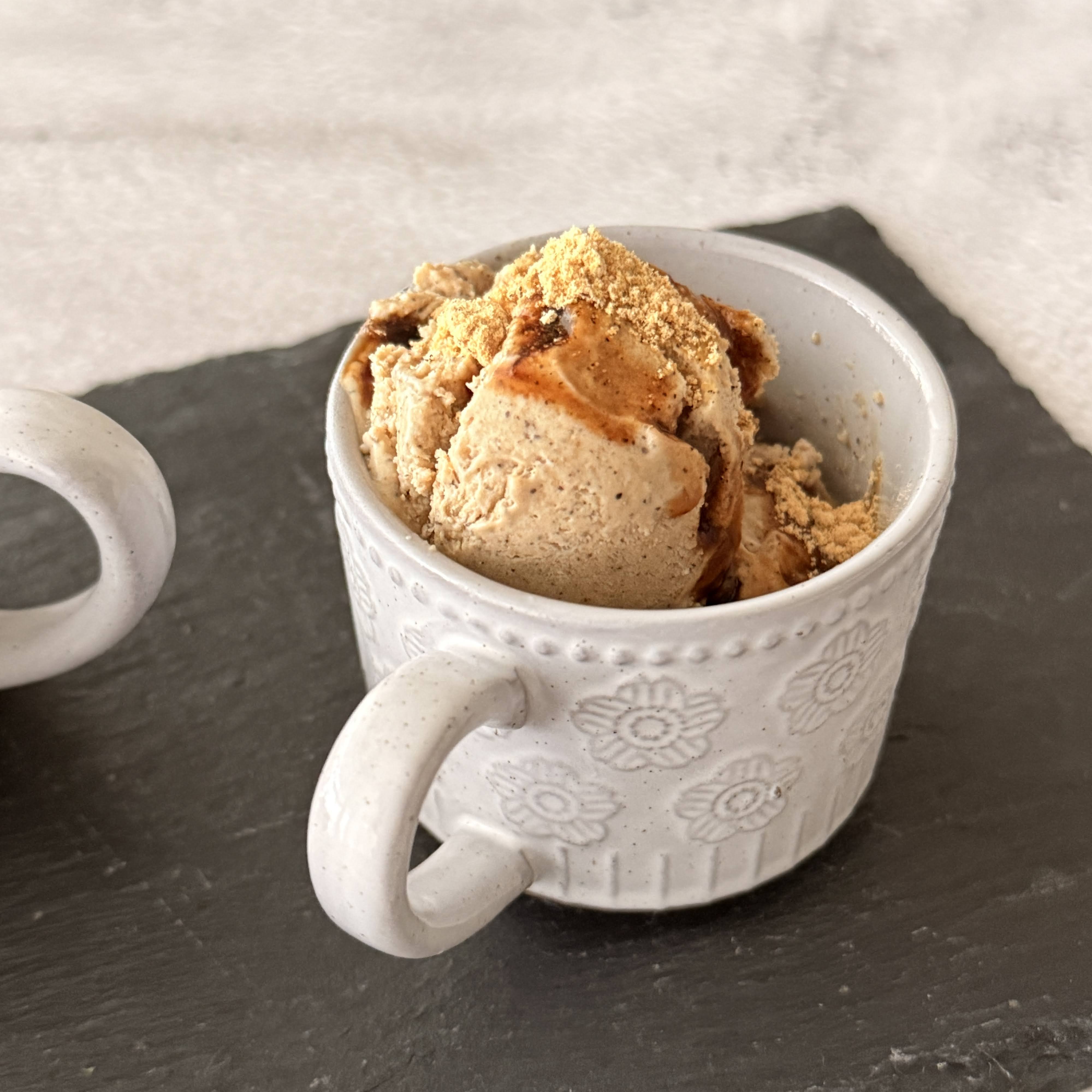 How to Make Kinako Ice Cream with Kuromitsu (Traditional Japanese