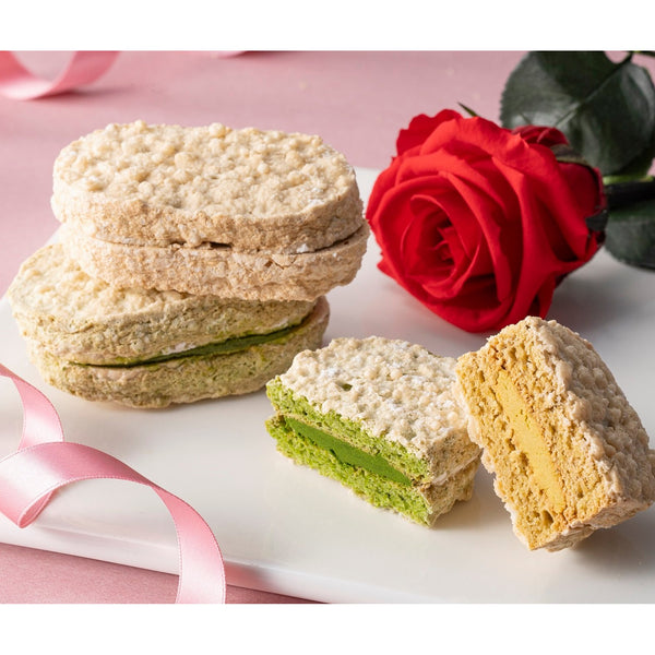 Kiyosen Dacquoise Uji Matcha & Hojicha Wheat-Free Cake Assort 10 ct.