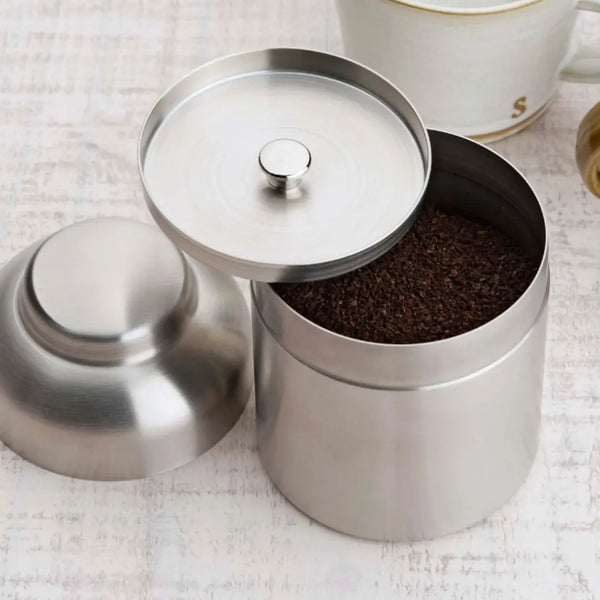 Kogu Stylish Coffee Canister Stainless Steel Airtight Coffee Jar