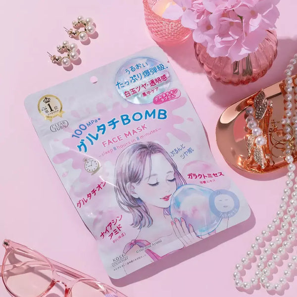 Night of Beauté II 7個セット sa KOSE Clear Turn 6-in-1 Retinol Face Mask Moisturising 50 x
