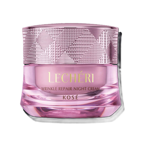Kosé Lecheri Wrinkle Repair Night Cream for Plump Firm Skin 1.4 oz