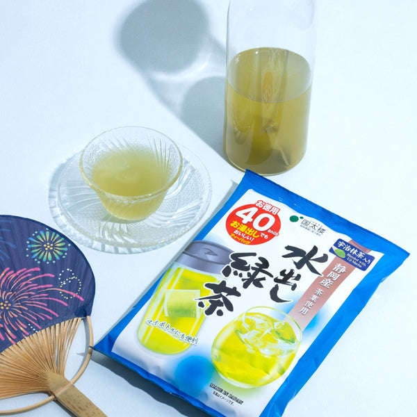 Kunitaro Mizudashi Cold Brew Green Tea with Uji Matcha 40 Tea Bags
