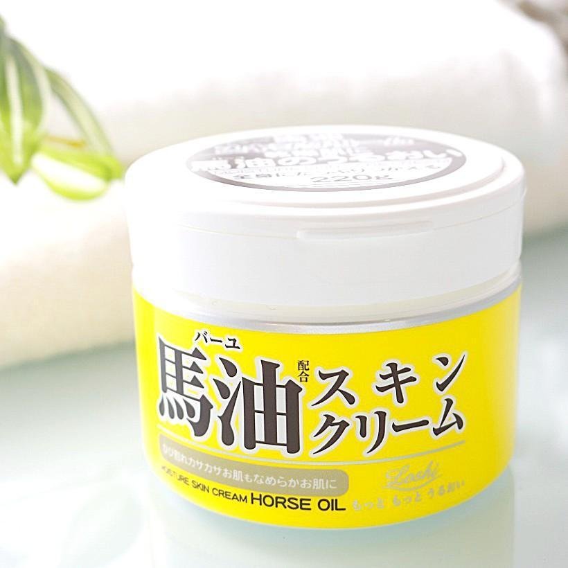 Loshi Horse Oil Skin Cream Moisture 220g – Japanese Taste