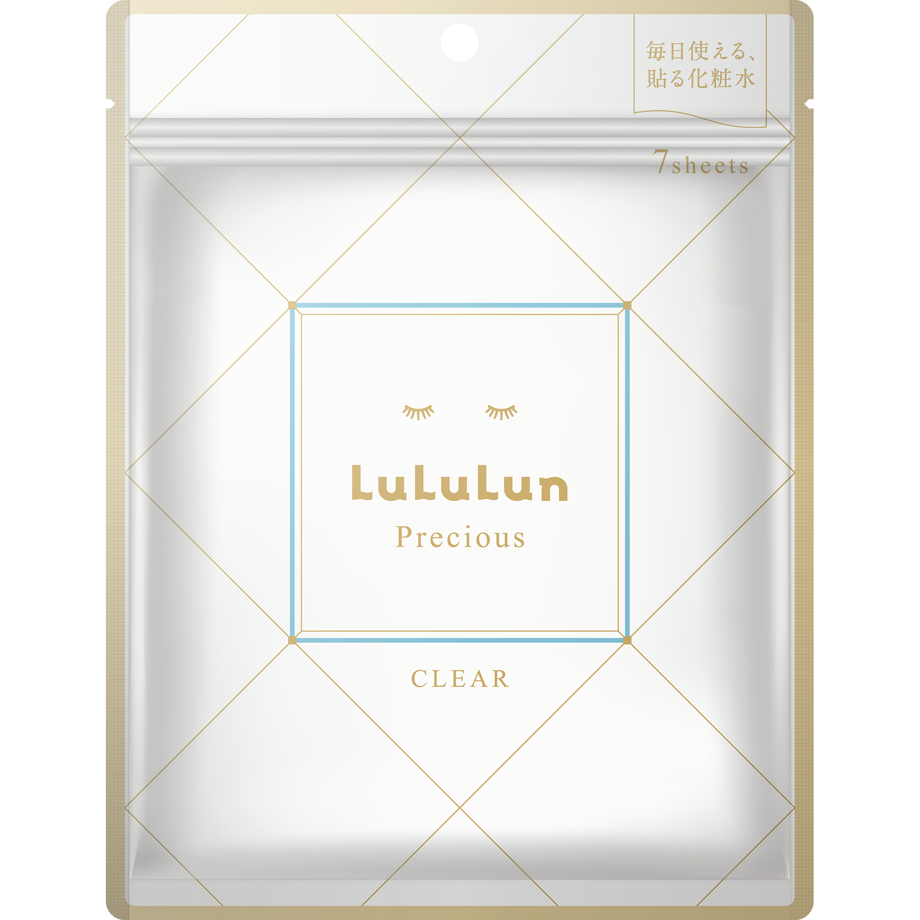 【ベル】LuLuLun Precious クリア シートマスク Lululun Precious White Clear Facial Sheet Mask 7 Sheets