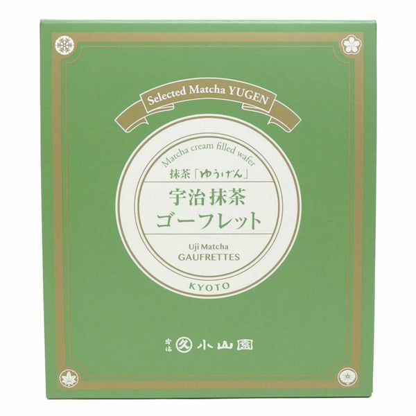 Marukyu Koyamaen Uji Matcha Cream Filled Gaufrettes Waffle Cookies 8 pcs.