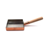 Marushin Kanto Type Square Tamagoyaki Omelette Copper Pan 7.1x7.1"