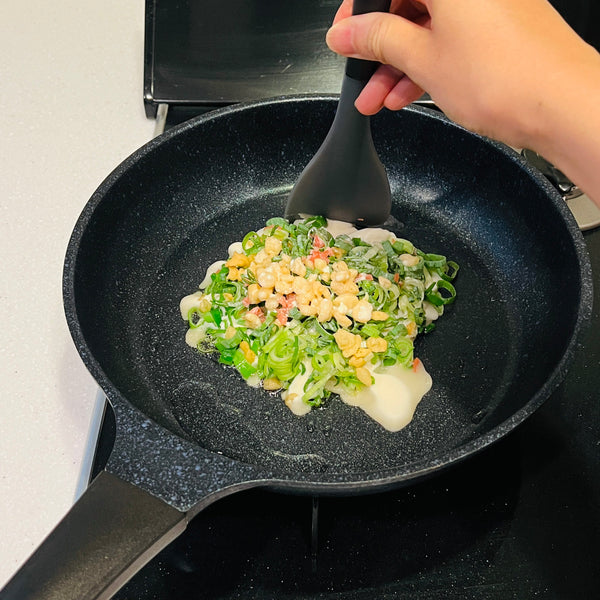 shaping the negiyaki