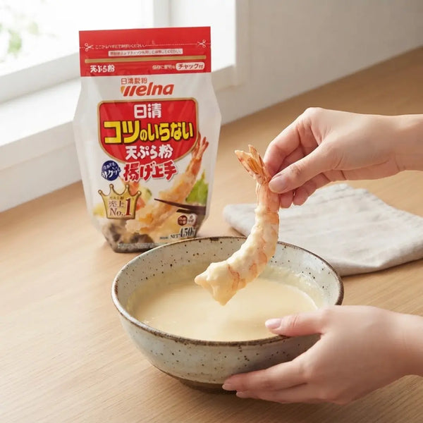 Nisshin Japanese Tempura Flour Mix Light & Crispy Batter 15.9oz