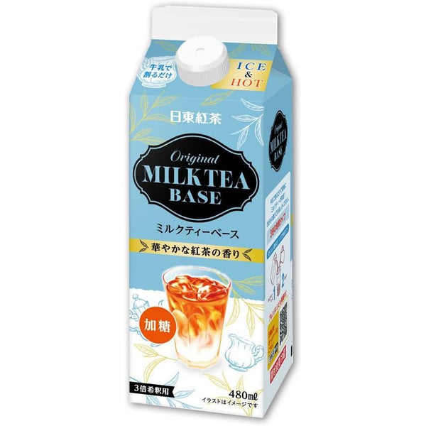 Nittoh Original Milk Tea Base Sweetened Black Tea Concentrate 16.2 fl