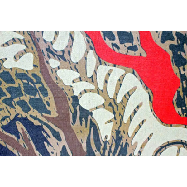 Noren Gold Woven Doorway Curtain Japanese Flying Dragon Design 33.5x59.1"