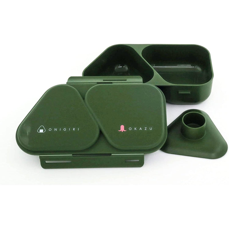 OSK Onigiri & Side Dish Bento Double Compartment Lunch Box LS-15 ...