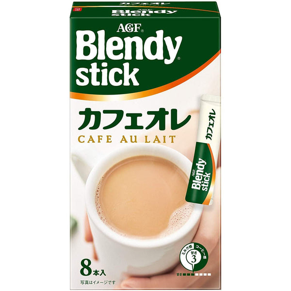 P-1-AGF-BDYCMK-10-AGF Blendy Stick Cafe au Lait Instant Coffee with Milk 8 Sticks.jpg