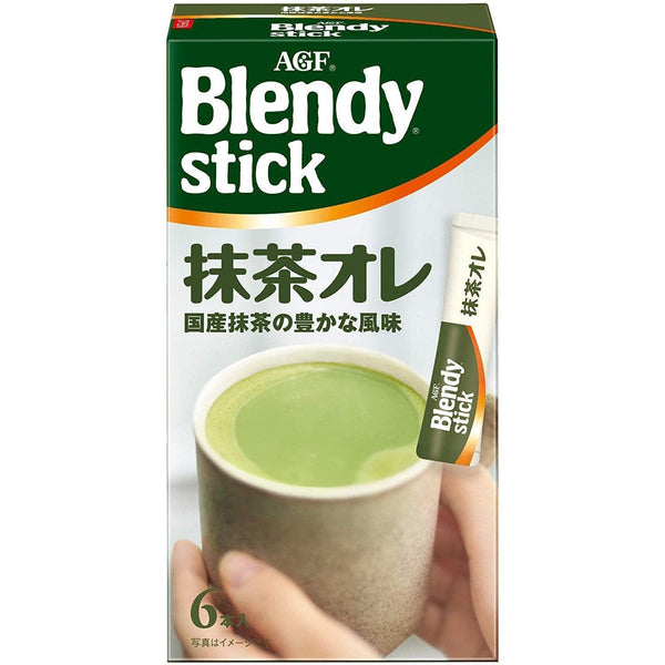 P-1-AGF-BDYMAT-6-AGF Blendy Stick Matcha Au Lait (Blendy Green Tea Latte) 6 Sticks.jpg