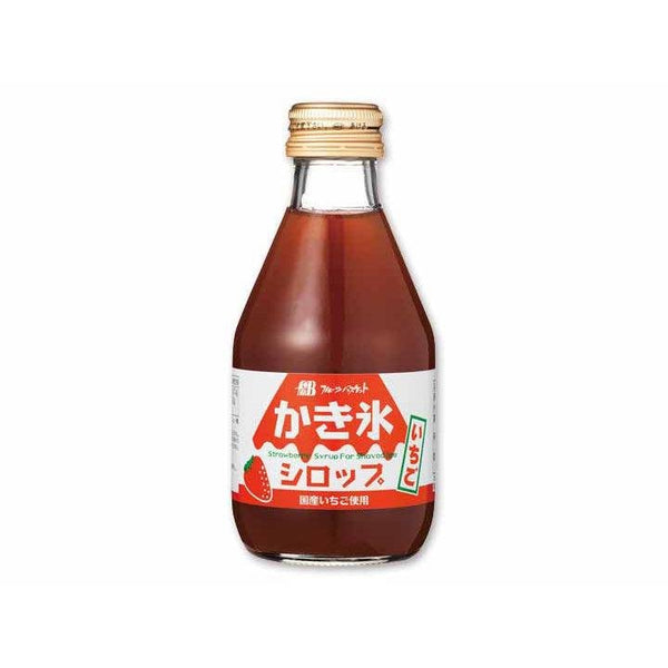 Fruit Basket Strawberry Kakigori Syrup Additive-Free Shaved Ice Syrup 180ml
