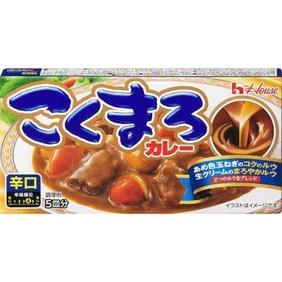P-1-HOUS-KOKCUR-H140-House Foods Kokumaro Japanese Curry Roux Sauce Hot 140g.jpg