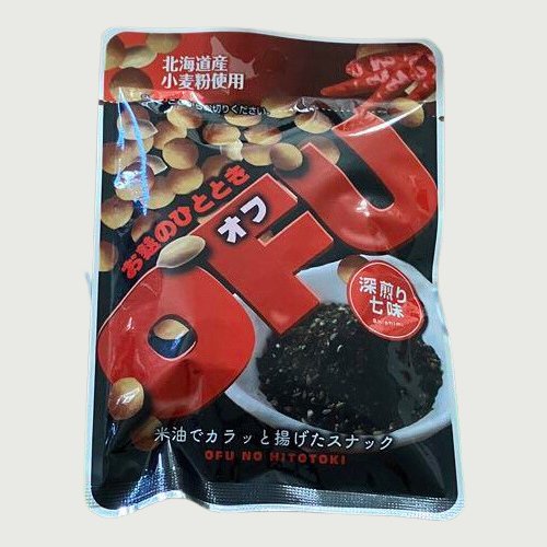 Itofu Shichimi Seasoned Fu Crackers and Smoked Peanuts 25g (Pack of 6)