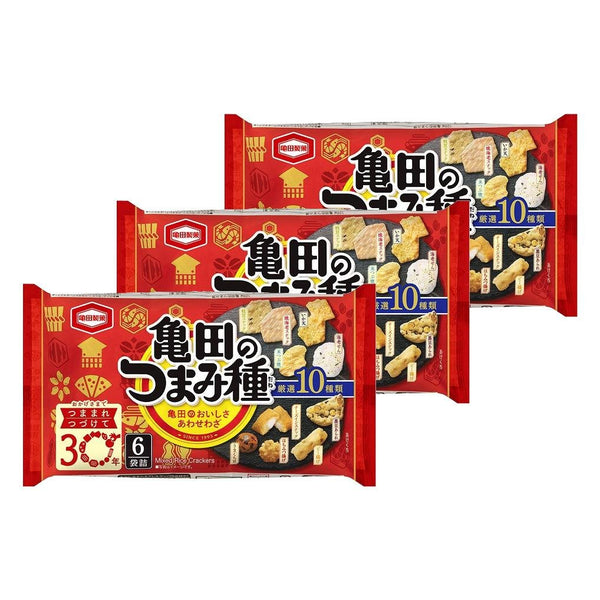 P-1-KMDA-TSUDAN-1:3-Kameda Tsumami Dane Senbei Cracker Assortment 120g (Pack of 3).jpg