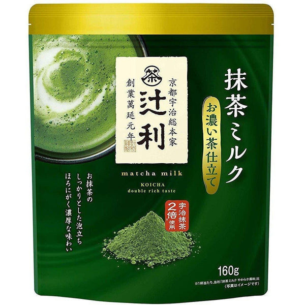 P-1-KTKA-MATMLK-K160-Tsujiri Koicha Matcha Green Tea Latte Powder (Japanese Matcha Milk Tea) 160g.jpg